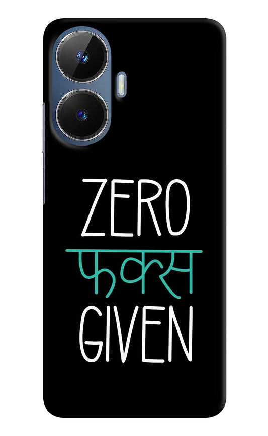 Zero Fucks Given Realme C55/N55 Hard Case Back Cover by Casekaro