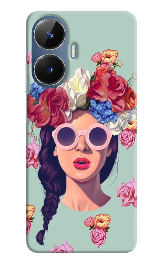 Pretty Girl Realme C55/N55 Hard Case Back Cover by Casekaro