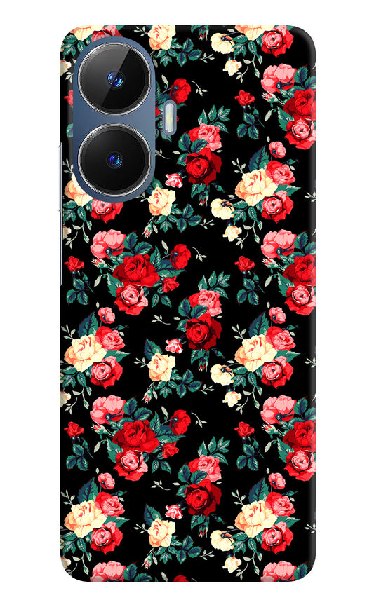 Rose Pattern Realme C55/N55 Hard Case Back Cover by Casekaro