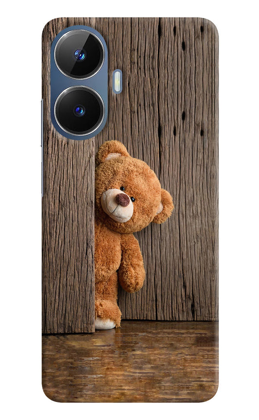 Teddy Wooden Realme C55/N55 Hard Case Back Cover by Casekaro