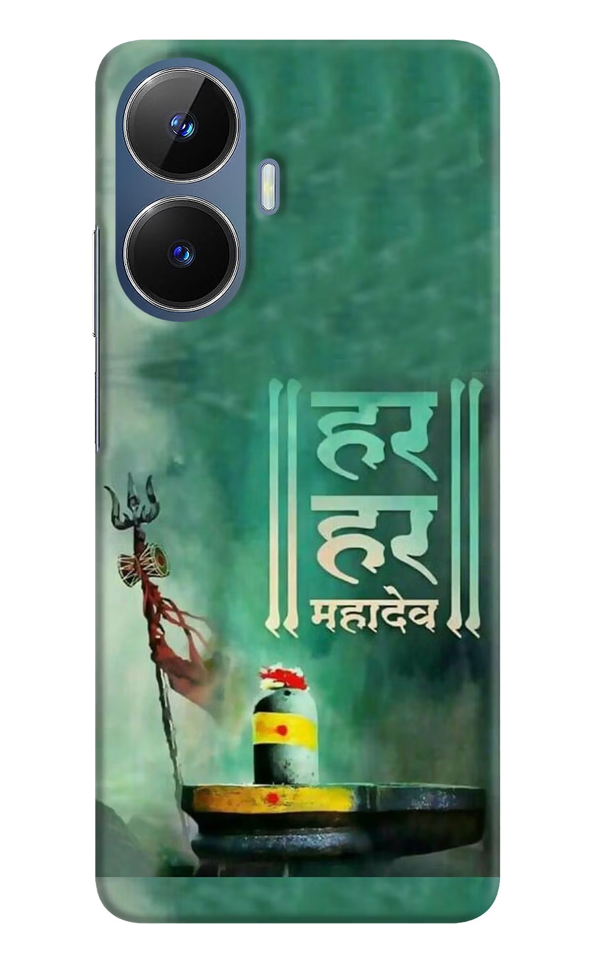 Har Har Mahadev Shivling Realme C55/N55 Hard Case Back Cover by Casekaro