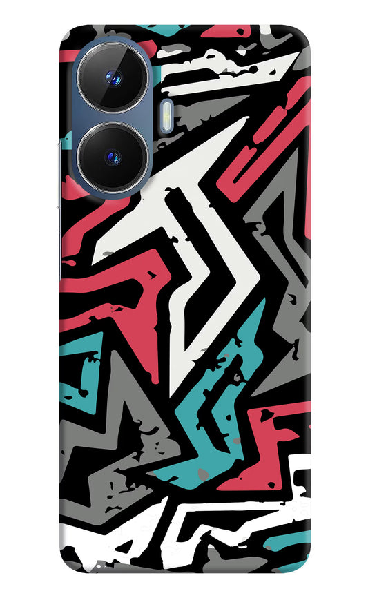 Geometric Graffiti Realme C55/N55 Hard Case Back Cover by Casekaro