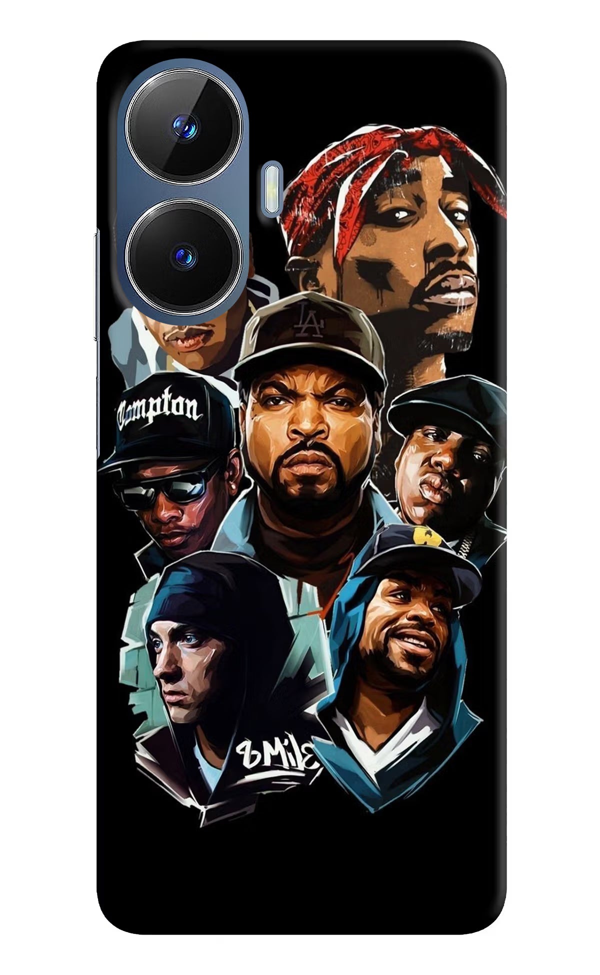 Rappers Realme C55/N55 Hard Case Back Cover by Casekaro