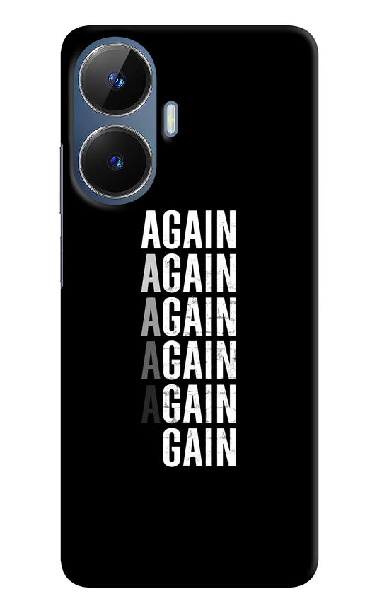Again Again Gain Realme C55/N55 Hard Case Back Cover by Casekaro