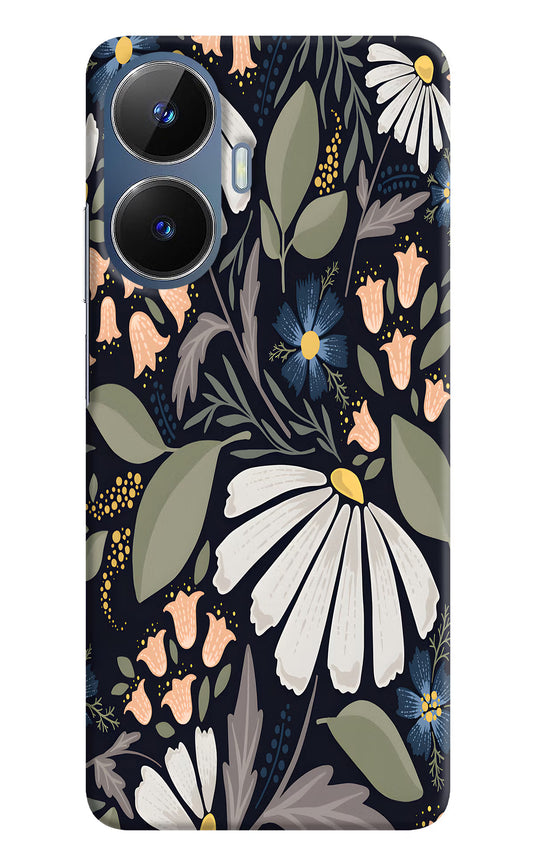 Flowers Art Realme C55/N55 Hard Case Back Cover by Casekaro