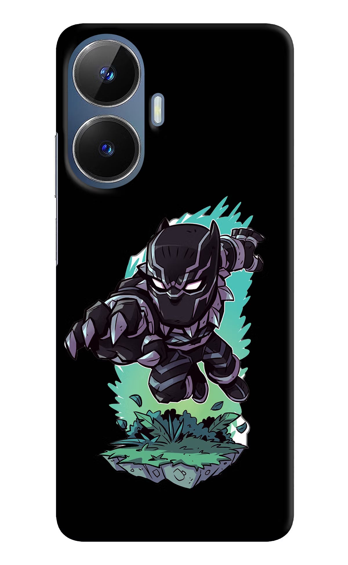 Black Panther Realme C55/N55 Hard Case Back Cover by Casekaro