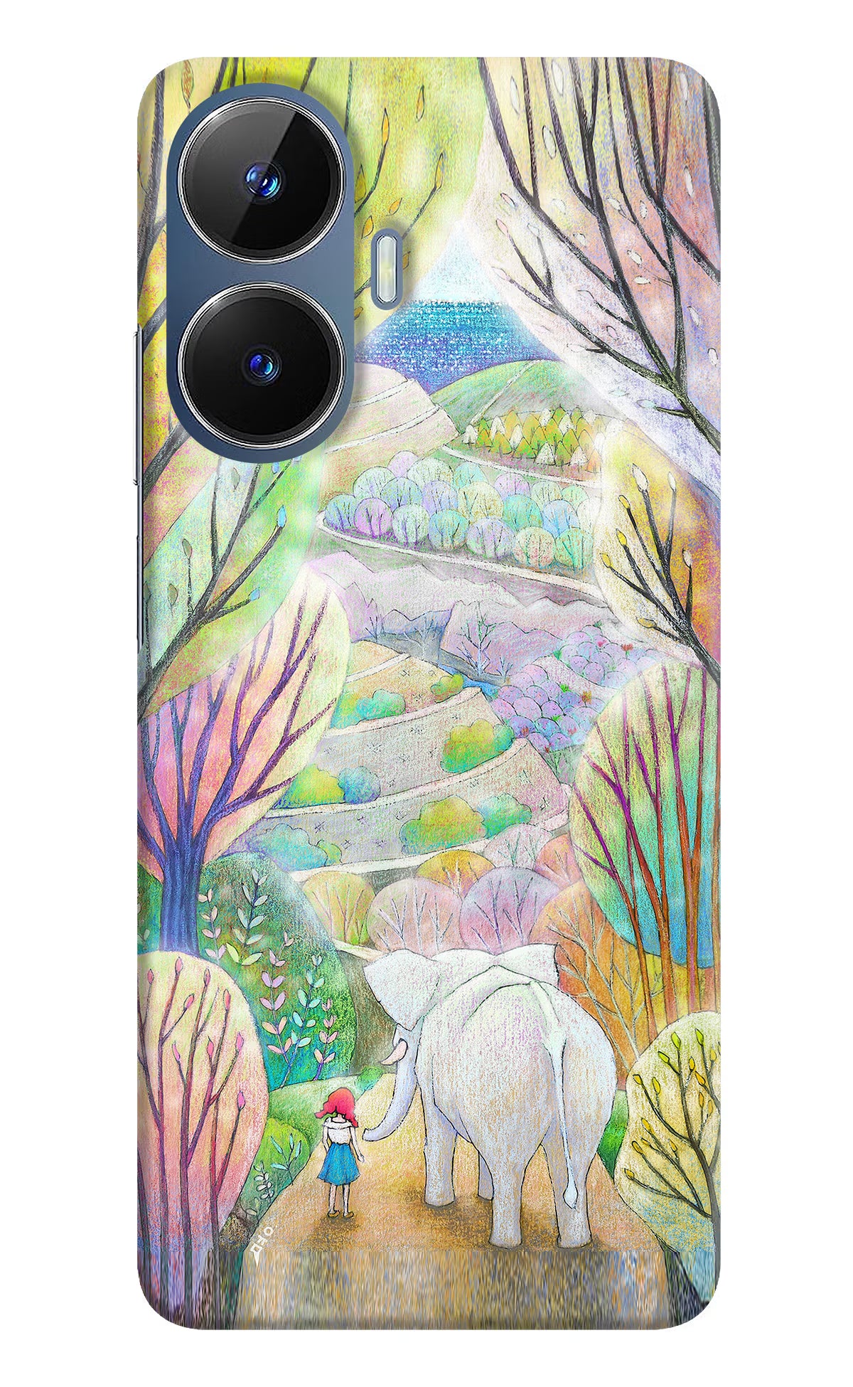 Nature Painting Realme C55/N55 Hard Case Back Cover by Casekaro