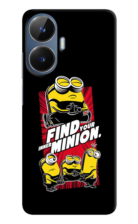 Find your inner Minion Realme C55/N55 Hard Case Back Cover by Casekaro