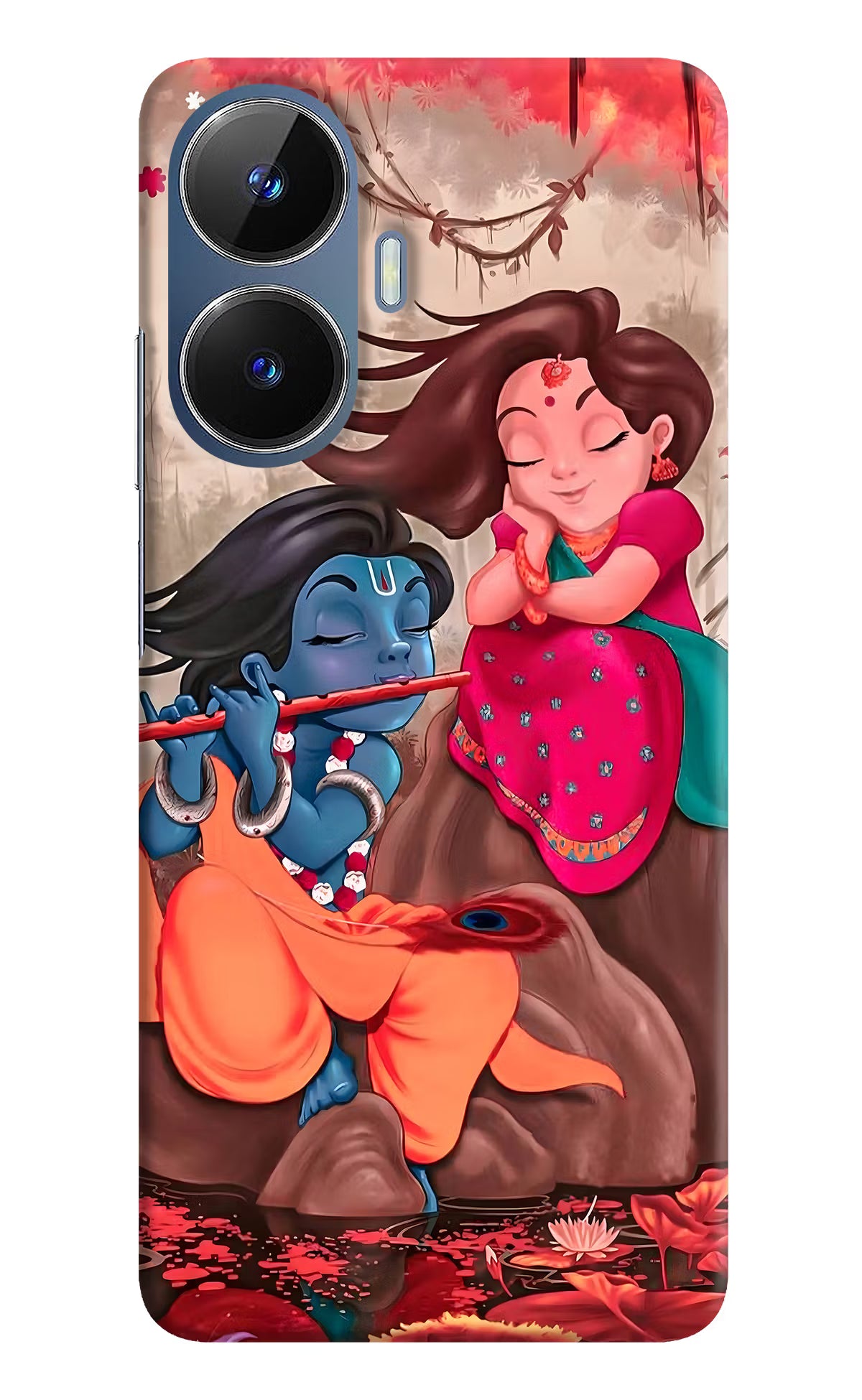Radhe Krishna Realme C55/N55 Hard Case Back Cover by Casekaro