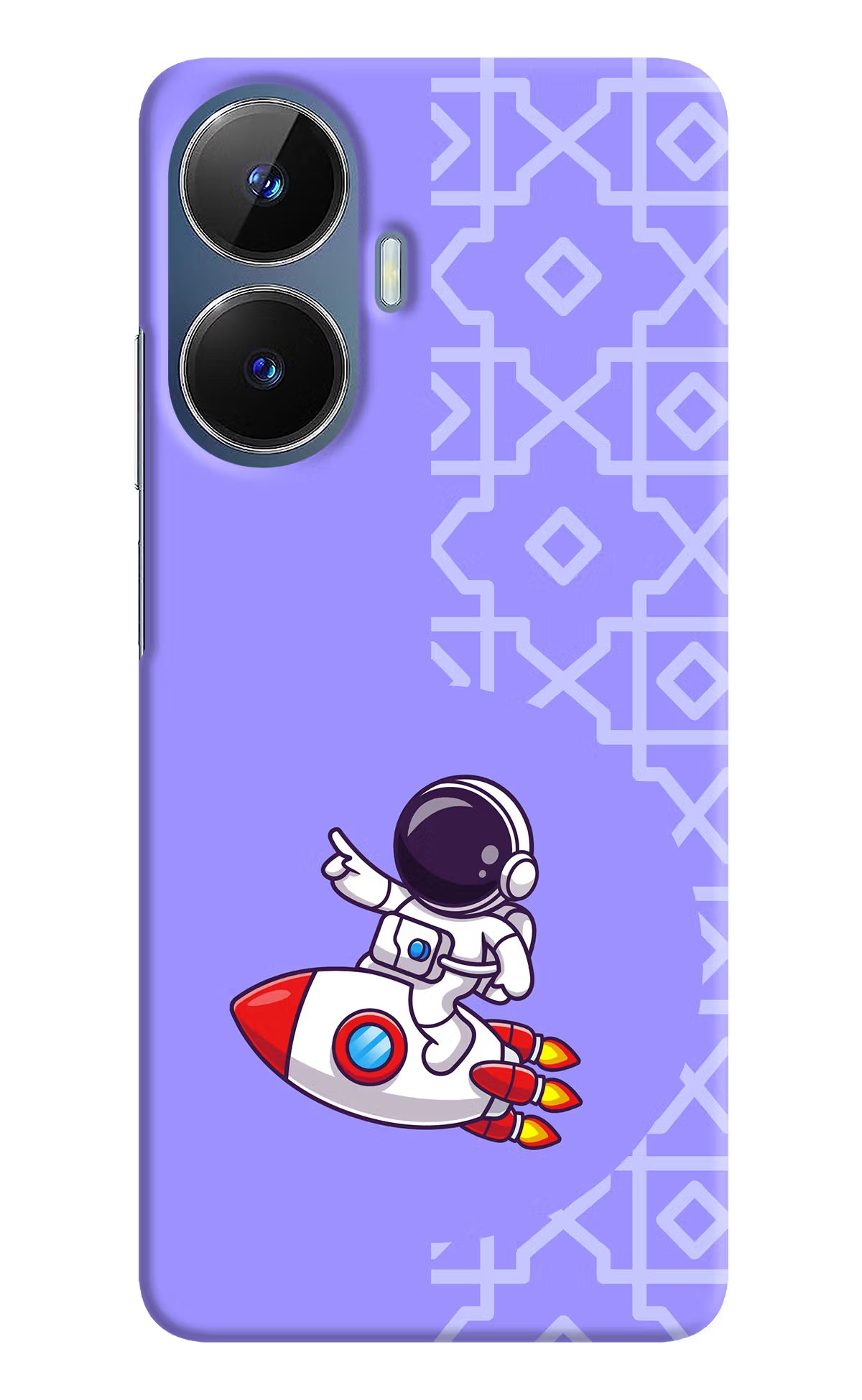 Cute Astronaut Realme C55/N55 Hard Case Back Cover by Casekaro