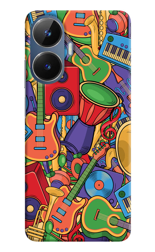 Music Instrument Doodle Realme C55/N55 Hard Case Back Cover by Casekaro