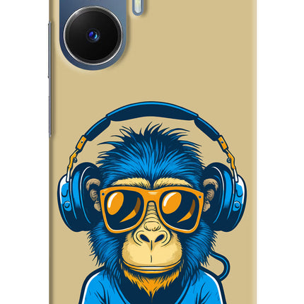 Monkey Headphone Realme C55/N55 Hard Case Back Cover by Casekaro