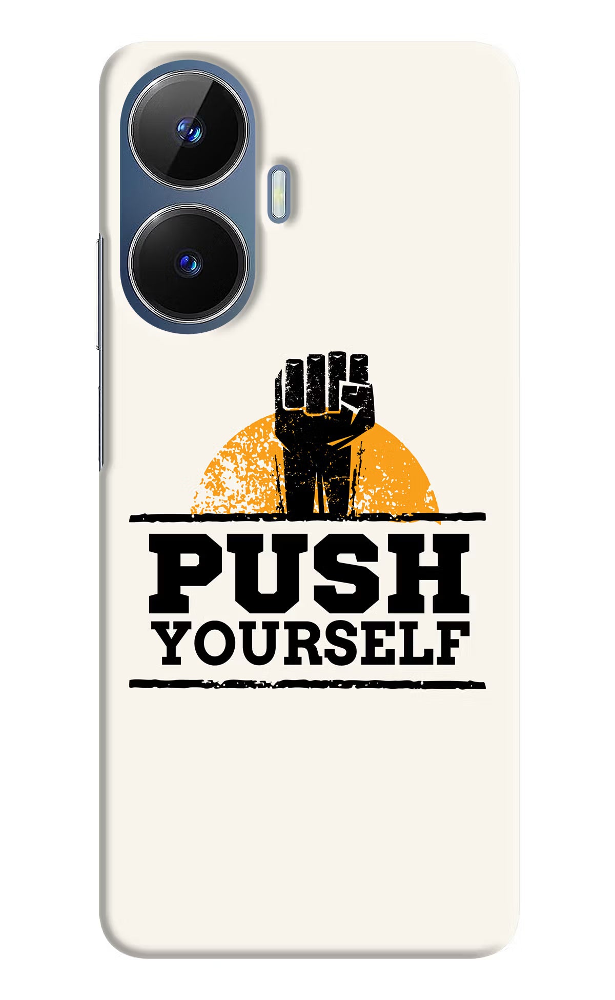 Push Yourself Realme C55/N55 Hard Case Back Cover by Casekaro