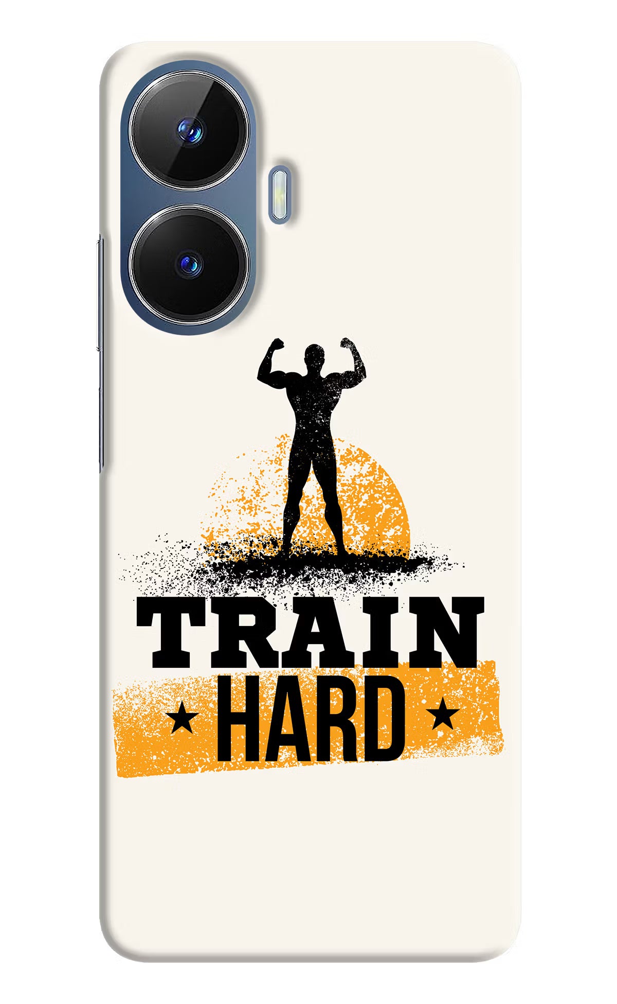Train Hard Realme C55/N55 Hard Case Back Cover by Casekaro