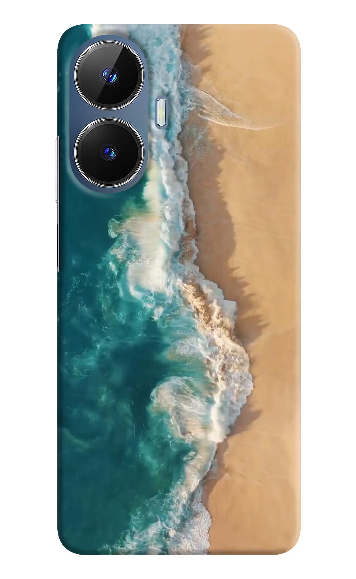 Ocean Beach Realme C55/N55 Hard Case Back Cover by Casekaro