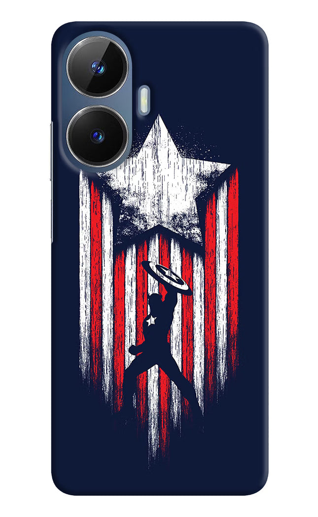 Captain America Marvel Art Realme C55/N55 Hard Case Back Cover by Casekaro