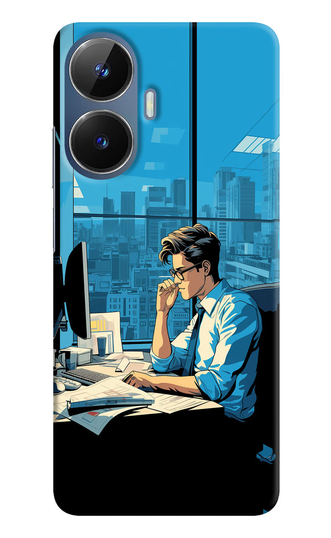 Focused Hustler (AI Generated) Realme C55/N55 Hard Case Back Cover by Casekaro