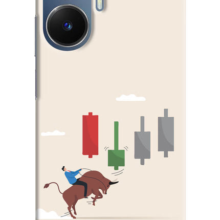 Bull Trading Momentum Realme C55/N55 Hard Case Back Cover by Casekaro