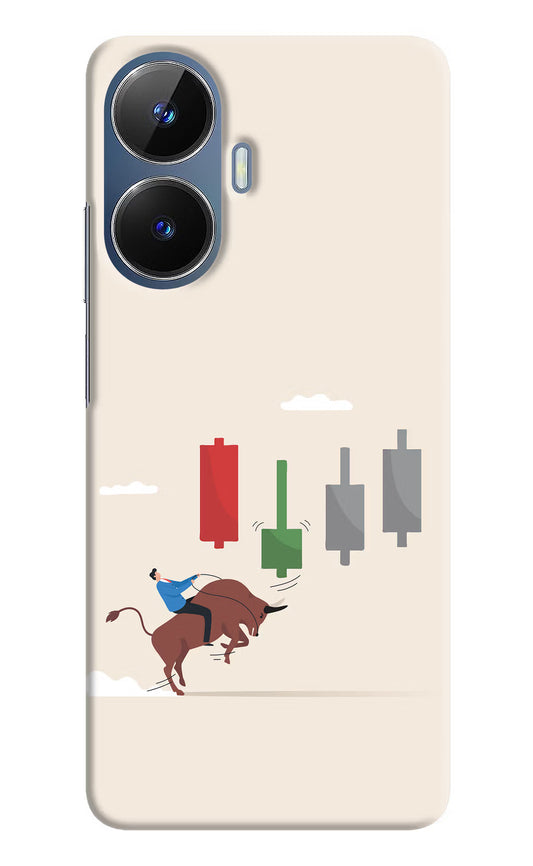 Bull Trading Momentum Realme C55/N55 Hard Case Back Cover by Casekaro