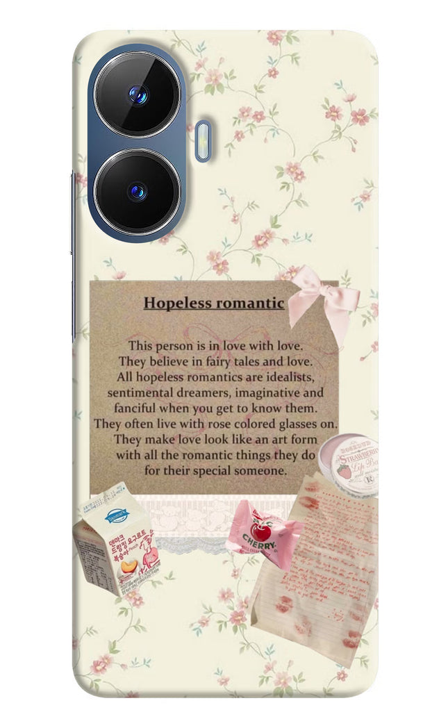 Hopeless Romantic Realme C55/N55 Hard Case Back Cover by Casekaro