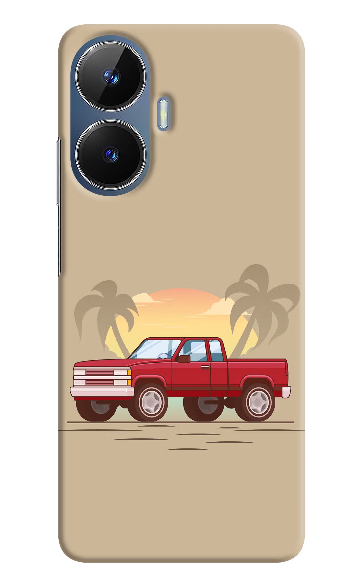 Desert Classic Drive Realme C55/N55 Hard Case Back Cover by Casekaro