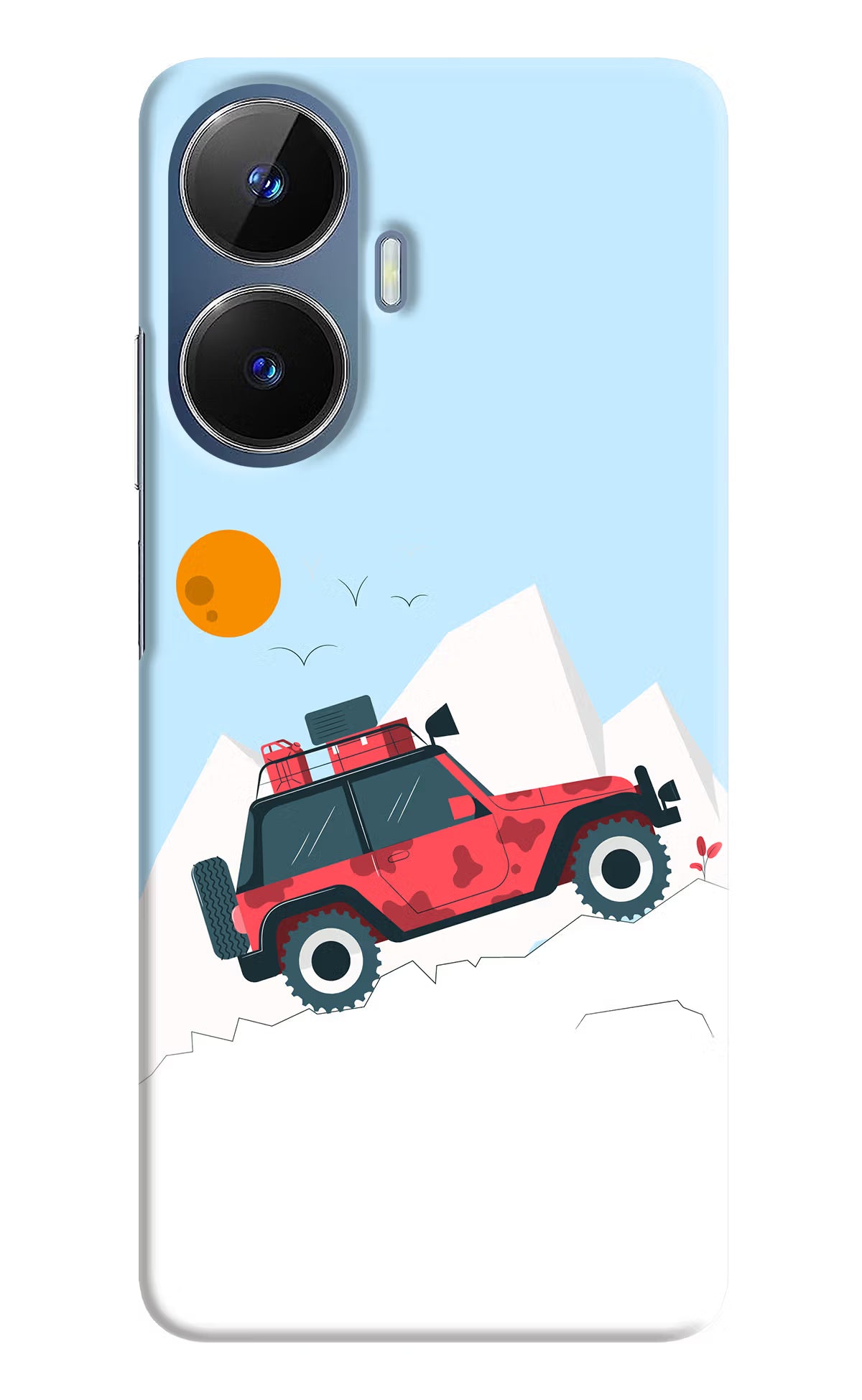 Mountain Trail Beast Realme C55/N55 Hard Case Back Cover by Casekaro