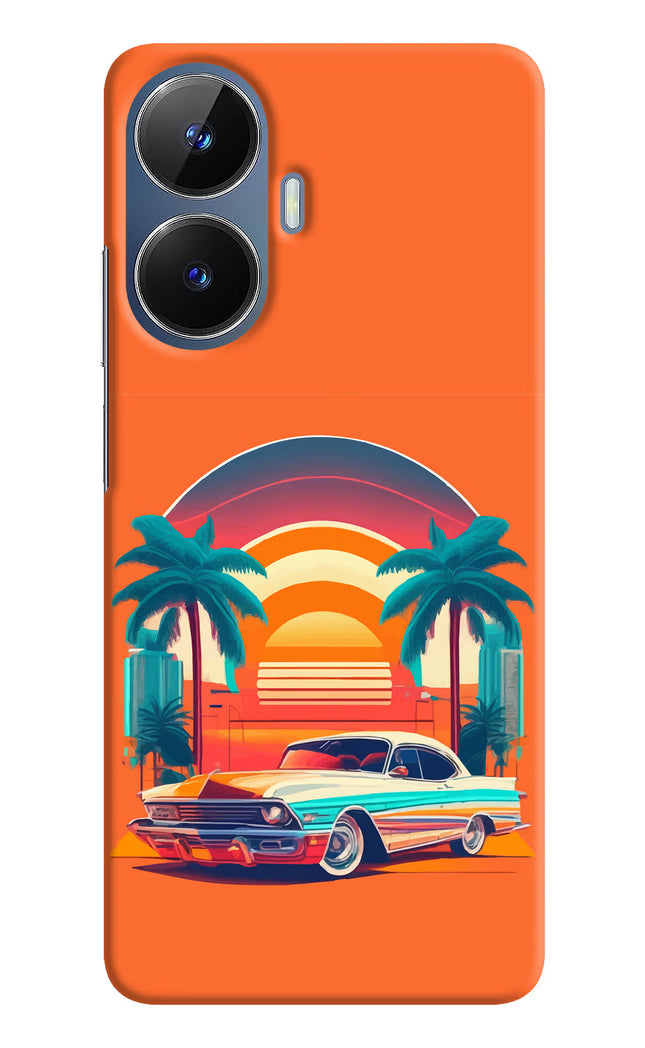 Palm Drive 80s Realme C55/N55 Hard Case Back Cover by Casekaro