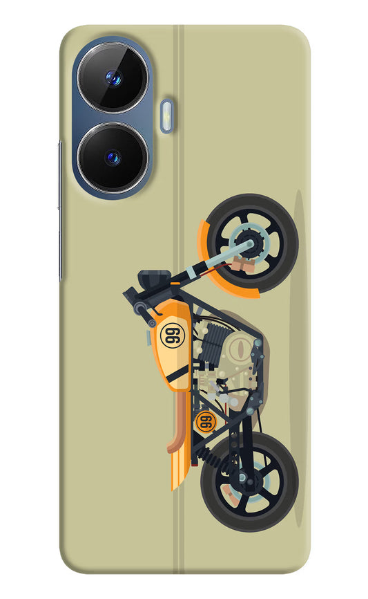 Vertical Speedster Realme C55/N55 Hard Case Back Cover by Casekaro