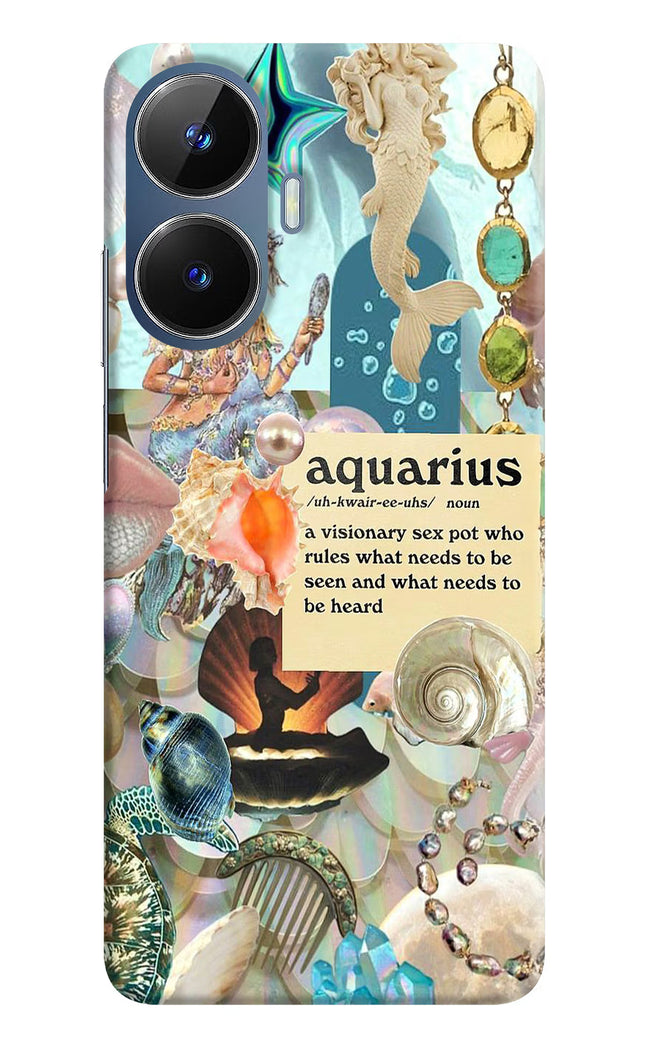 Aquarius Zodiac Realme C55/N55 Hard Case Back Cover by Casekaro