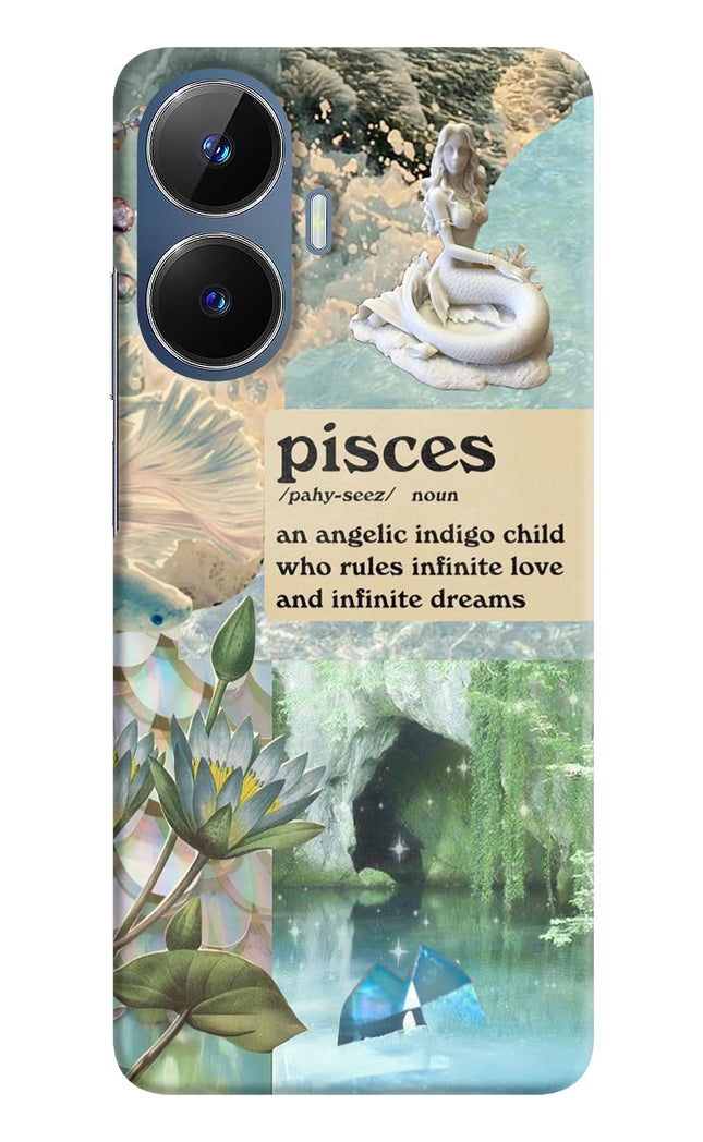 Pisces Zodiac Realme C55/N55 Hard Case Back Cover by Casekaro