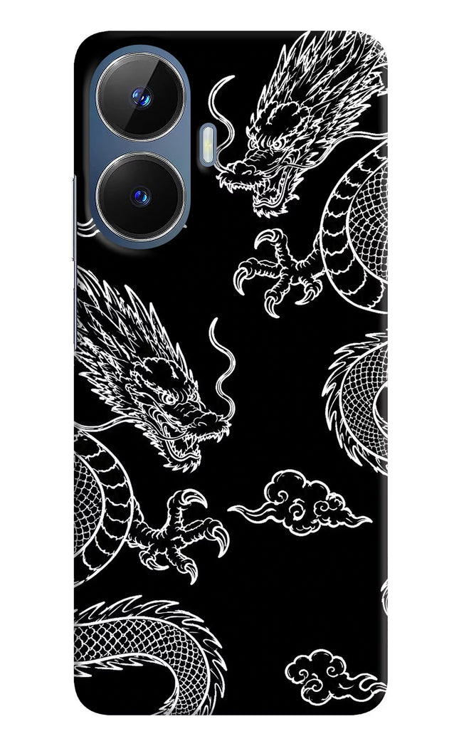 Twin Dragons Realme C55/N55 Hard Case Back Cover by Casekaro