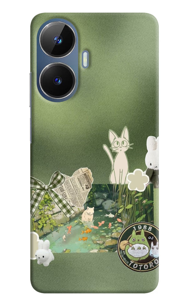 Aesthetic anime Realme C55/N55 Hard Case Back Cover by Casekaro
