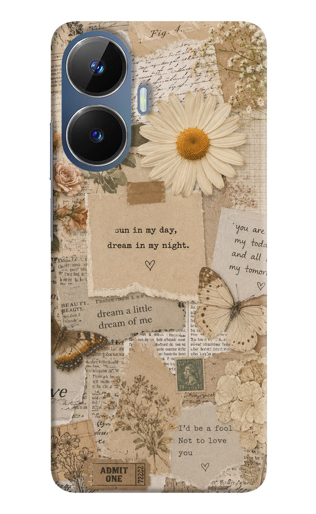 Vintage case Realme C55/N55 Hard Case Back Cover by Casekaro