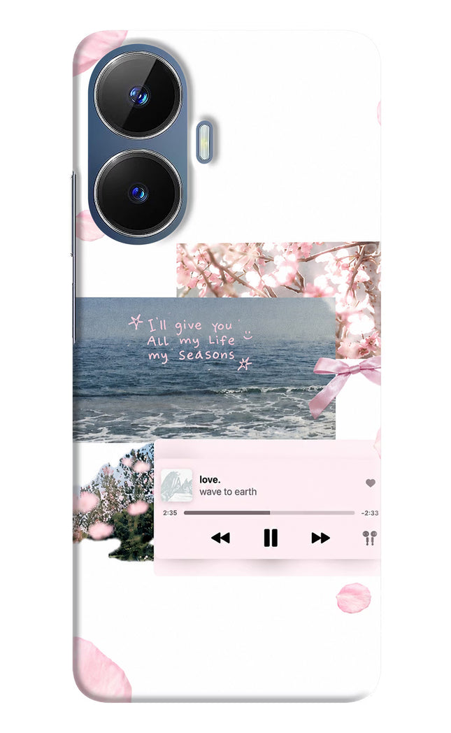 Wave to earth Realme C55/N55 Hard Case Back Cover by Casekaro