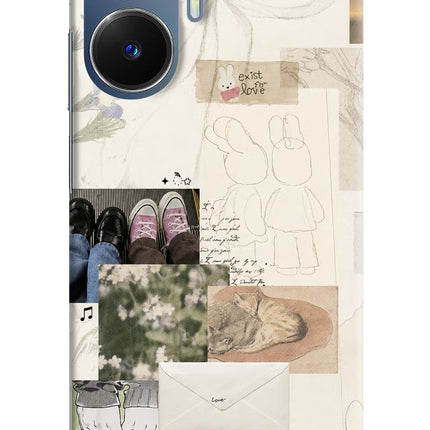 Soft Aesthetic Realme C55/N55 Hard Case Back Cover by Casekaro