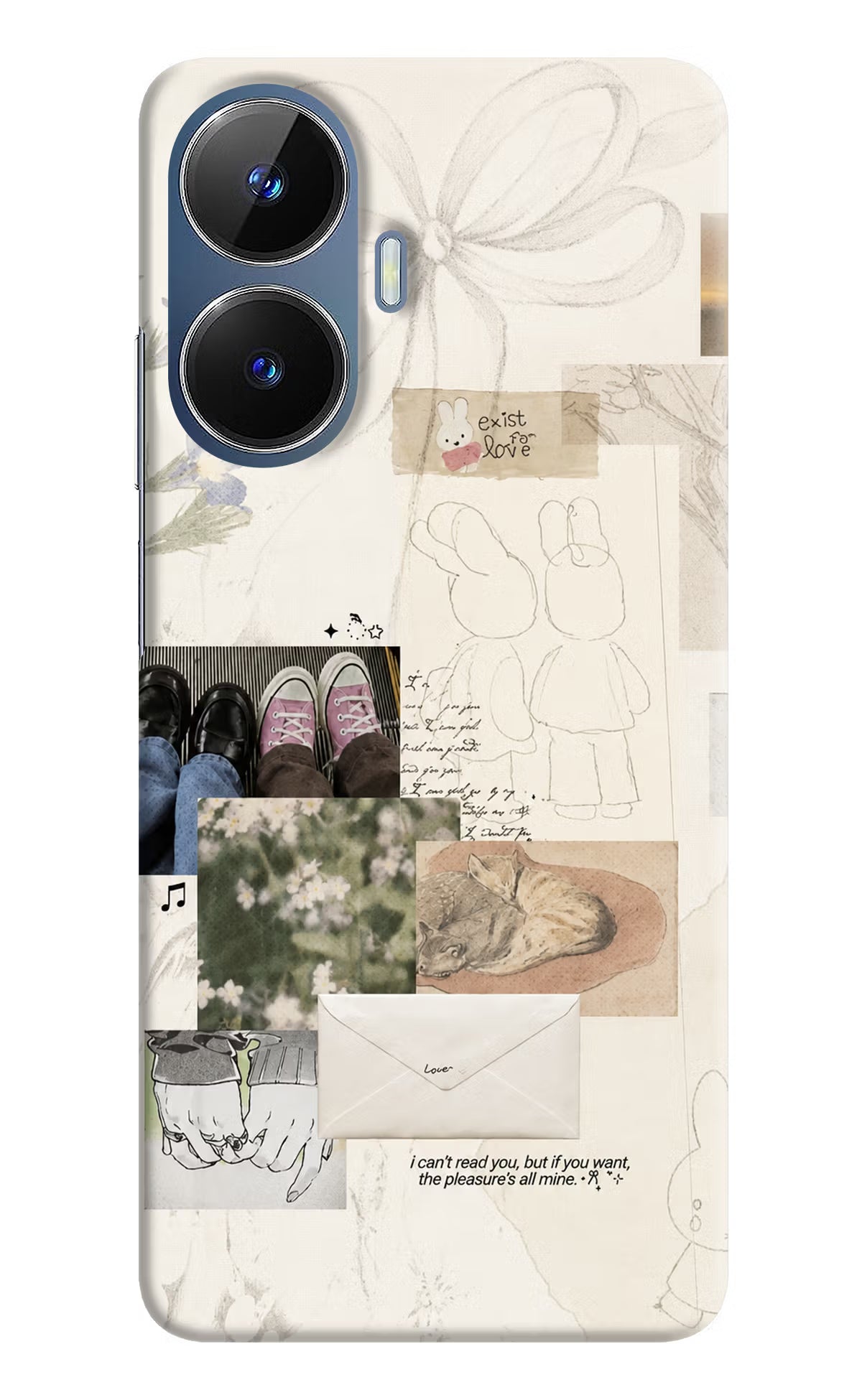 Soft Aesthetic Realme C55/N55 Back Cover