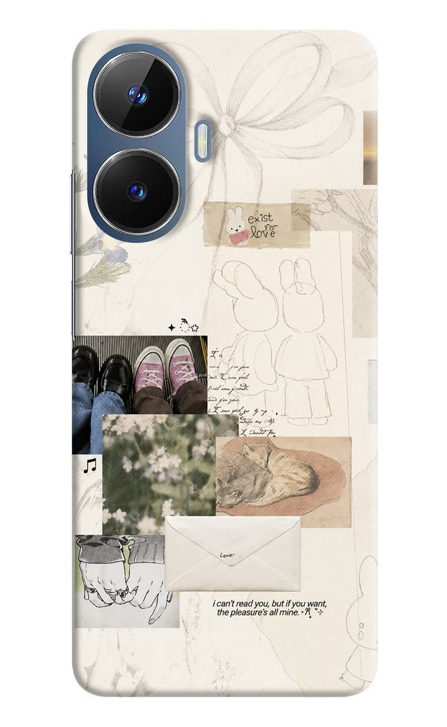 Soft Aesthetic Realme C55/N55 Hard Case Back Cover by Casekaro