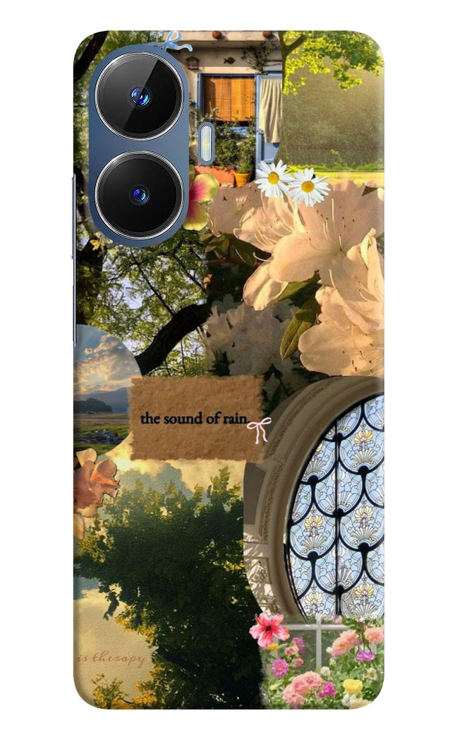 Rain Realme C55/N55 Hard Case Back Cover by Casekaro