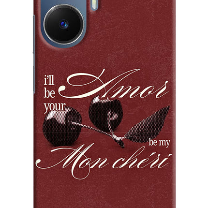 Velvet Cherry Realme C55/N55 Hard Case Back Cover by Casekaro