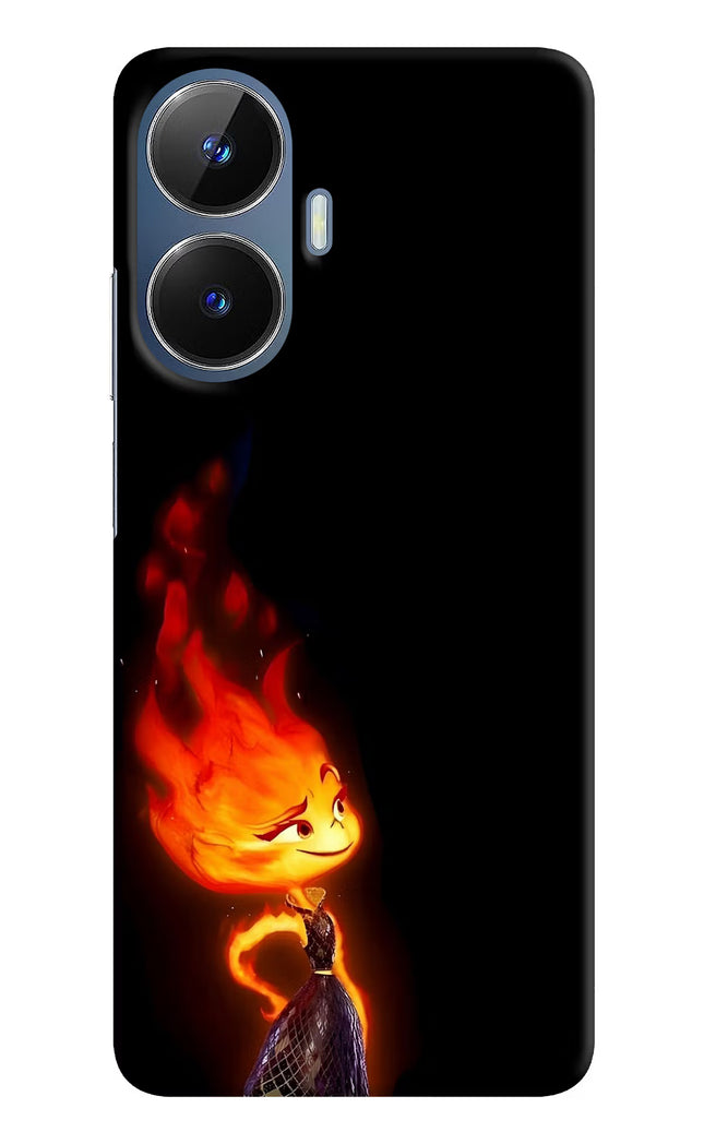 Ember Flame Realme C55/N55 Hard Case Back Cover by Casekaro