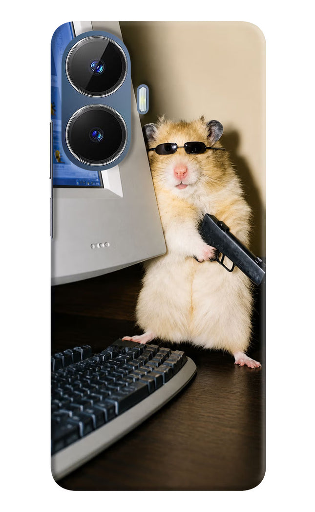 Hacker Hamster Realme C55/N55 Hard Case Back Cover by Casekaro
