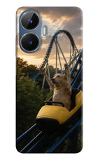 Rollercoaster Dog Realme C55/N55 Hard Case Back Cover by Casekaro