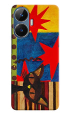 Pop Cat Realme C55/N55 Back Cover