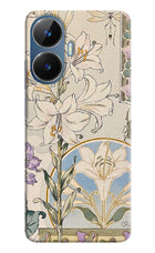 White Lily Realme C55/N55 Back Cover