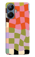 Wavy Grid Realme C55/N55 Back Cover