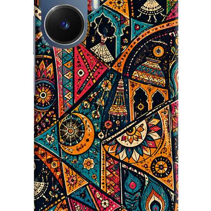 Folk Print Realme C55/N55 Back Cover