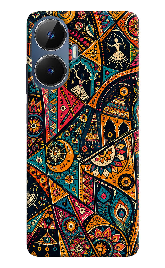 Folk Print Realme C55/N55 Hard Case Back Cover by Casekaro
