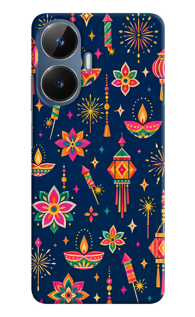 Festive Pop Realme C55/N55 Hard Case Back Cover by Casekaro