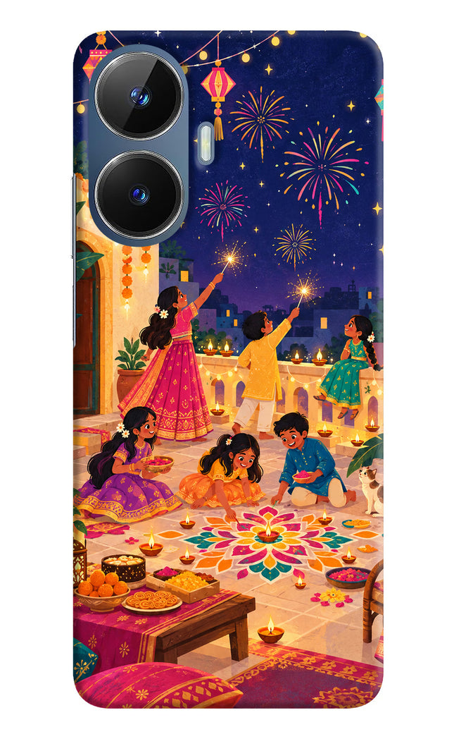 Diwali Night Realme C55/N55 Hard Case Back Cover by Casekaro