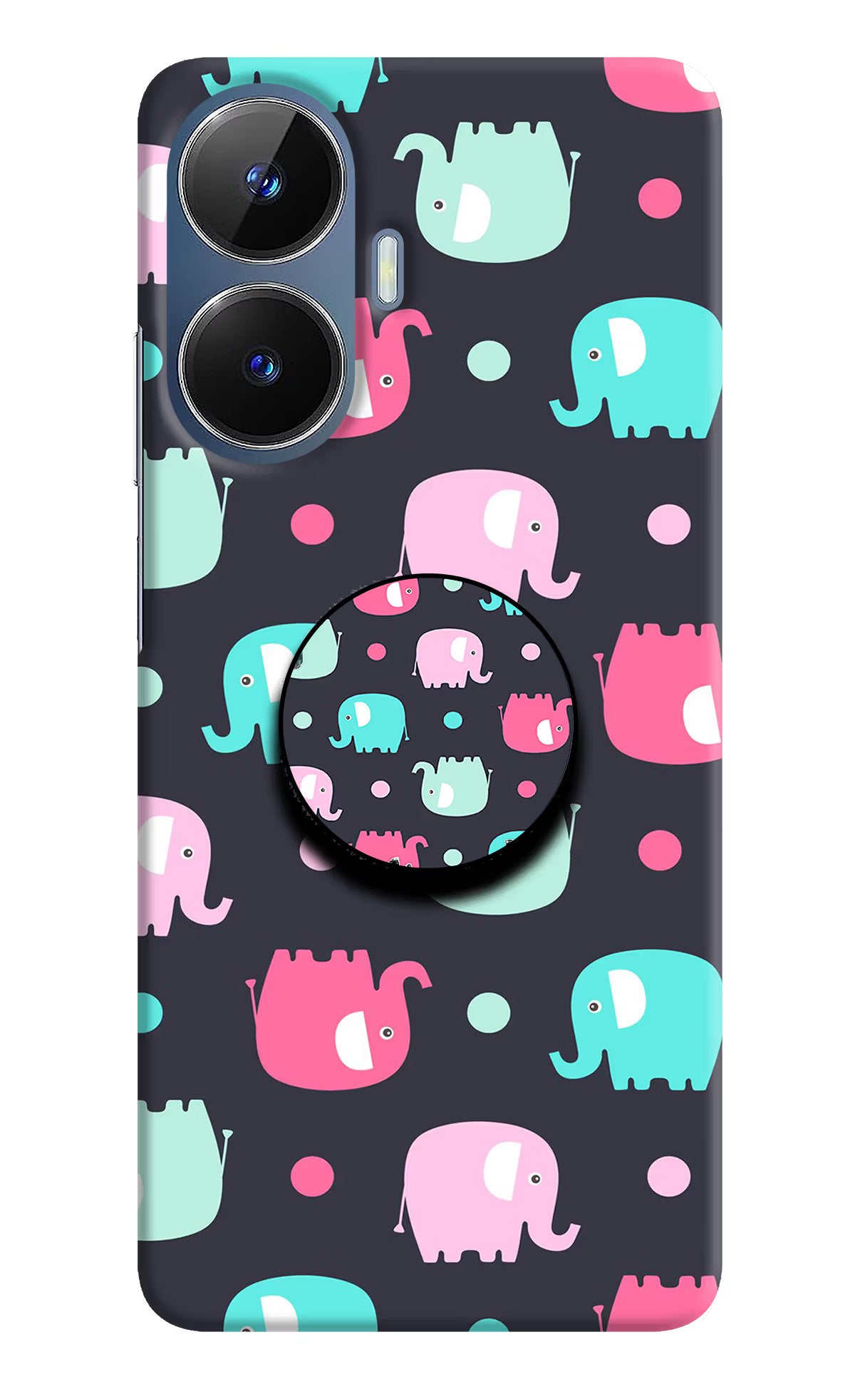 Baby Elephants Realme C55/N55 Pop Case by Casekaro